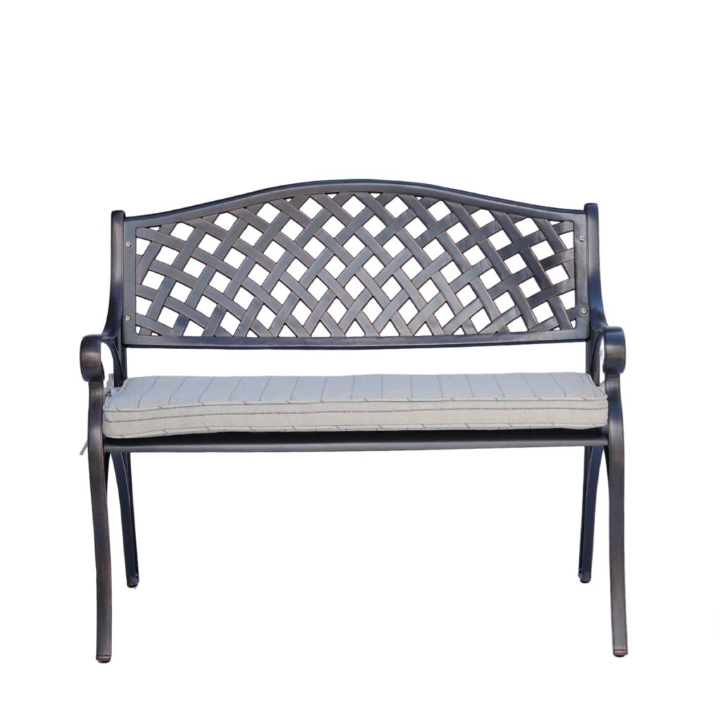 Baylen Cast Aluminium Garden Bench 5056771096785 2